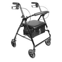 Deambulatore pieghevole a 4 ruote per adulti: leggero, sicuro e regolabile in altezza Deambulatore pieghevole a 4 ruote per adulti: leggero, sicuro e regolabile in altezza